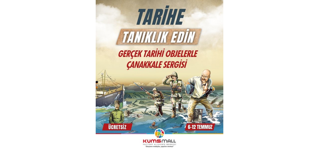 Çanakkale ruhu KUMSmall AVM’de canlanıyor