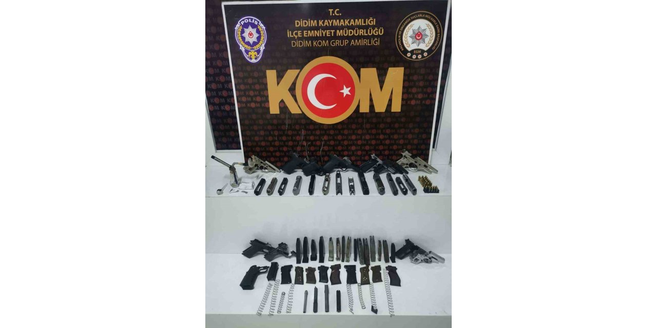 Aydın’da silah ticareti operasyonu