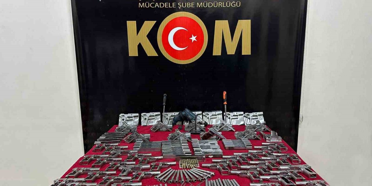 Gaziantep’te yasa dışı silah imalathanesine baskın: 3 gözaltı