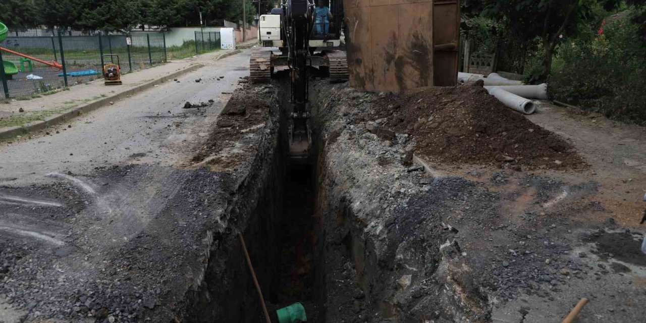 70 milyon TL değere sahip 17 bin 500 metrelik altyapı hattında çalışmalar sürüyor