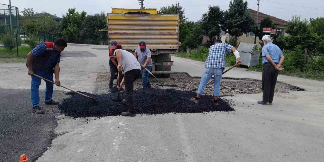 5 Mahallede asfalt çalışmaları sürüyor