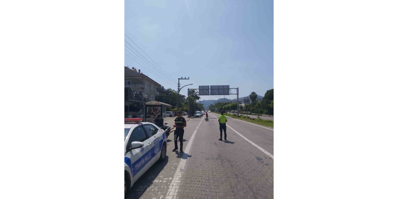 Kural ihlalleri yapanlar havadan görüntülendi