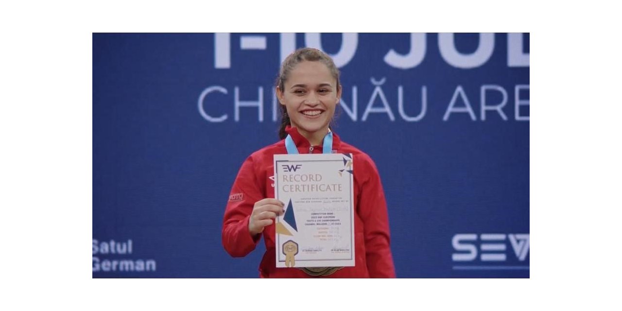 3 Avrupa rekoru kırarak şampiyon oldu