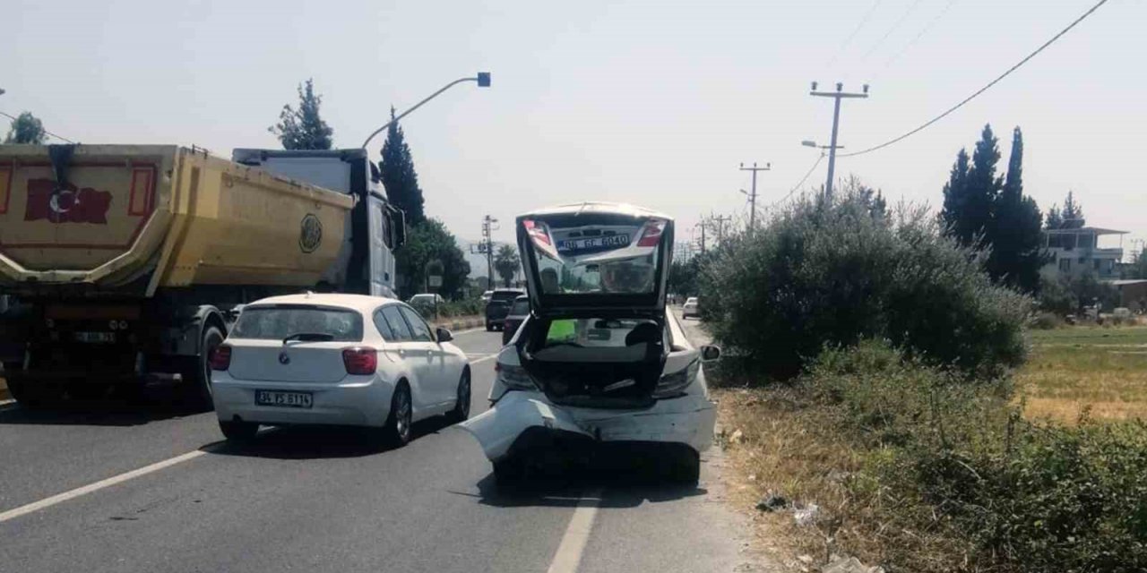 Milas-Bodrum yolunda kaza: 2 yaralı