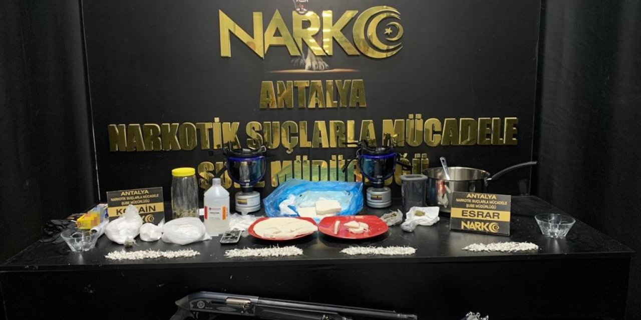 Antalya’da polisten zehir tacirlerine Haziran darbesi