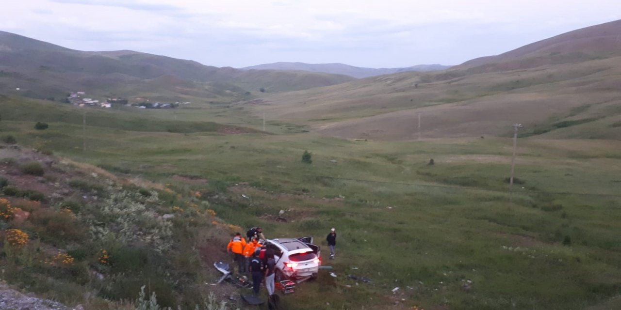 Otomobil şarampole uçtu: 4 yaralı