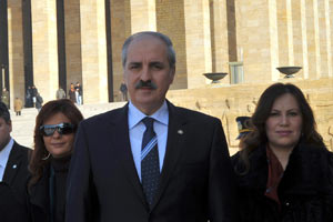 Kurtulmuş'tan Anıtkabir ziyareti