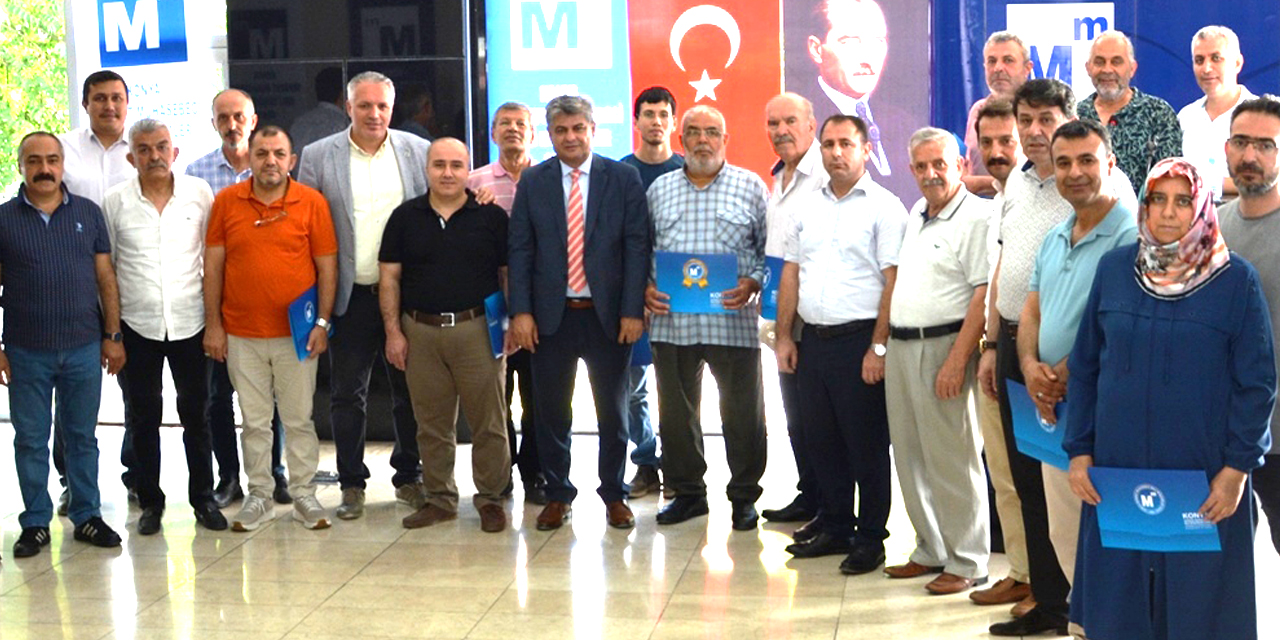 Konya SMMMO'da Kooperatifçilik Eğitimleri Sertifika Töreni