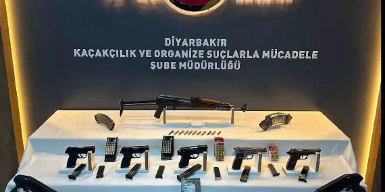 Diyarbakır’da bir ayda 182 tabanca ele geçirildi