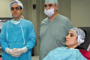 Göz kapağına 24 ayar altınla tedavi