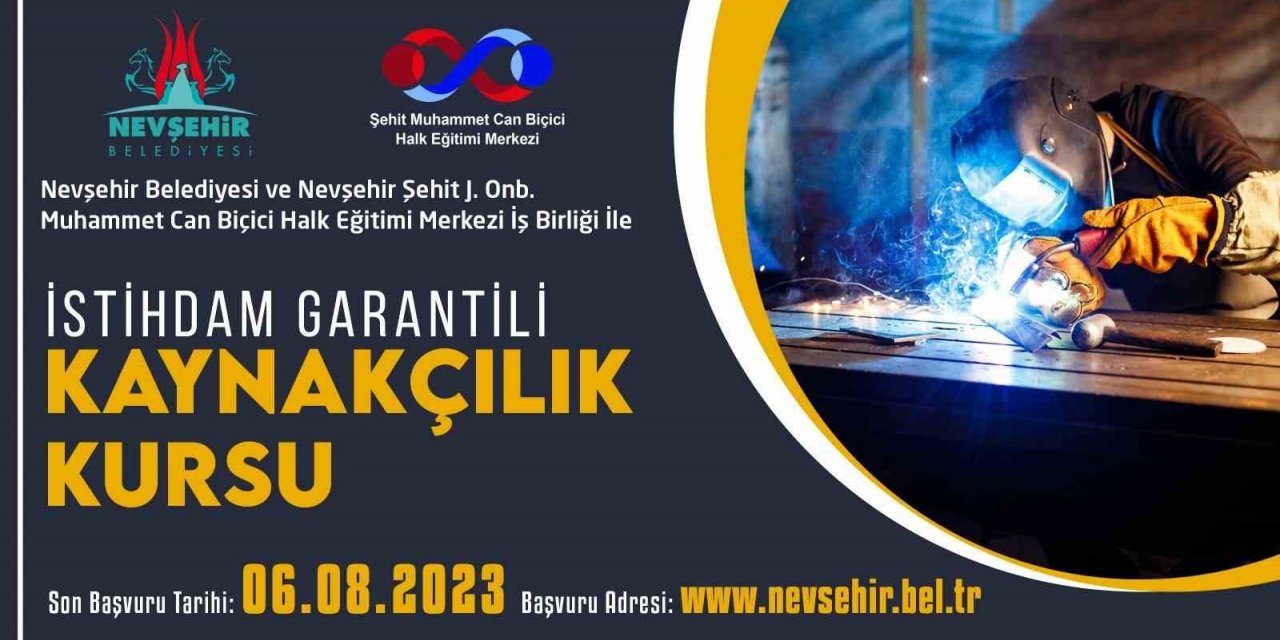 Nevşehir’de istihdam garantili kurs açılacak