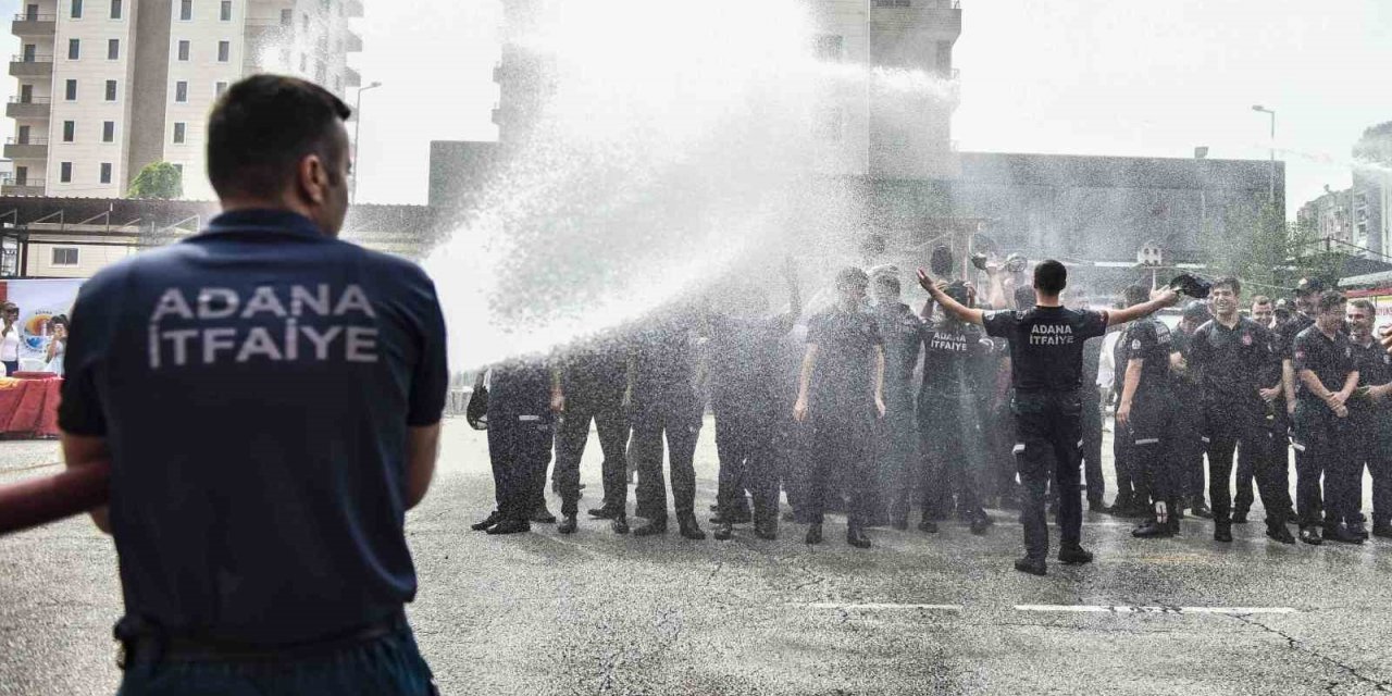 Adana’da 70 itfaiye eri memuru yemin ederek göreve başladı