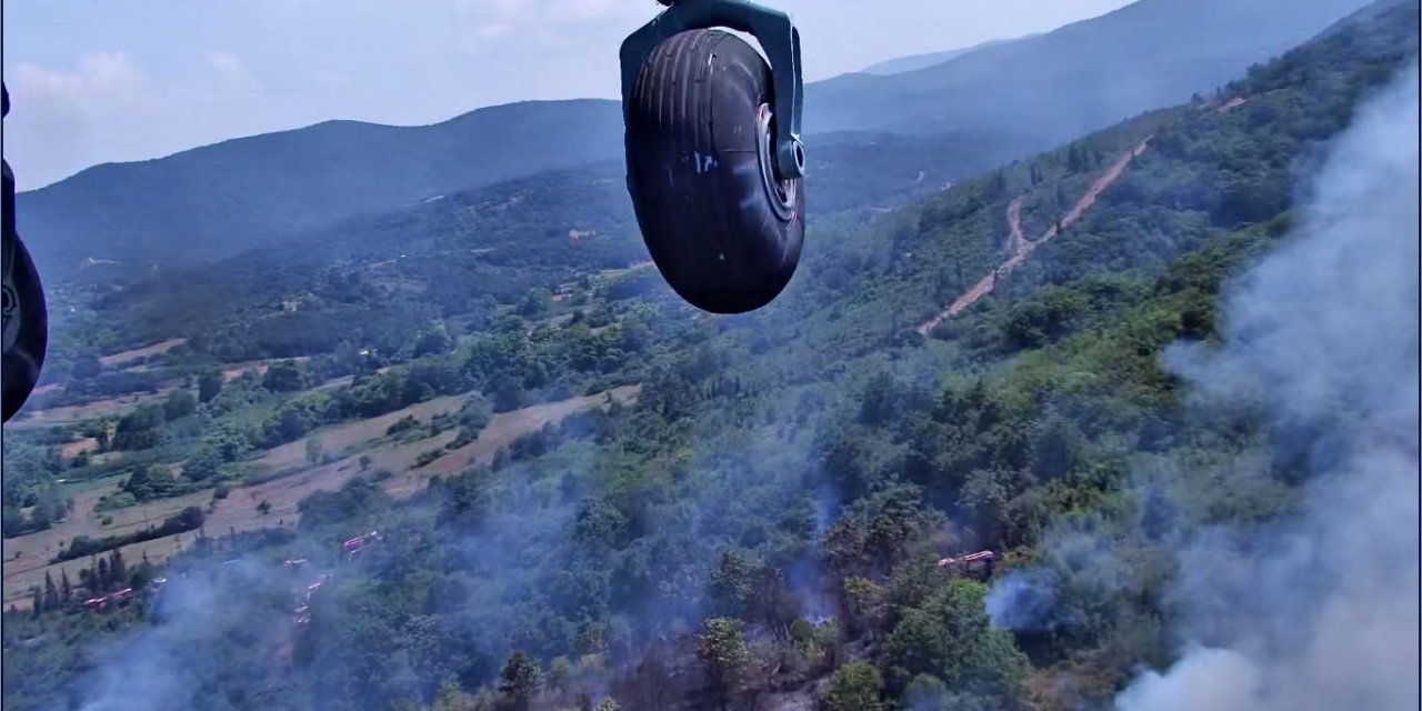 Çanakkale’de orman yangını