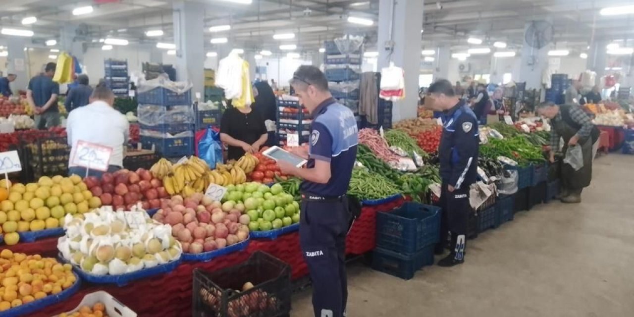 Manisa’da ilk 6 ayda 47 pazarcı esnafına idari yaptırım cezası