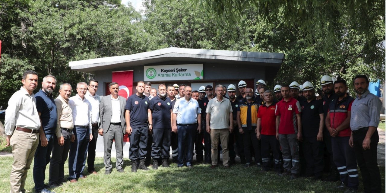 Kayseri Şeker ,’arama kurtarma birimi’ kurdu