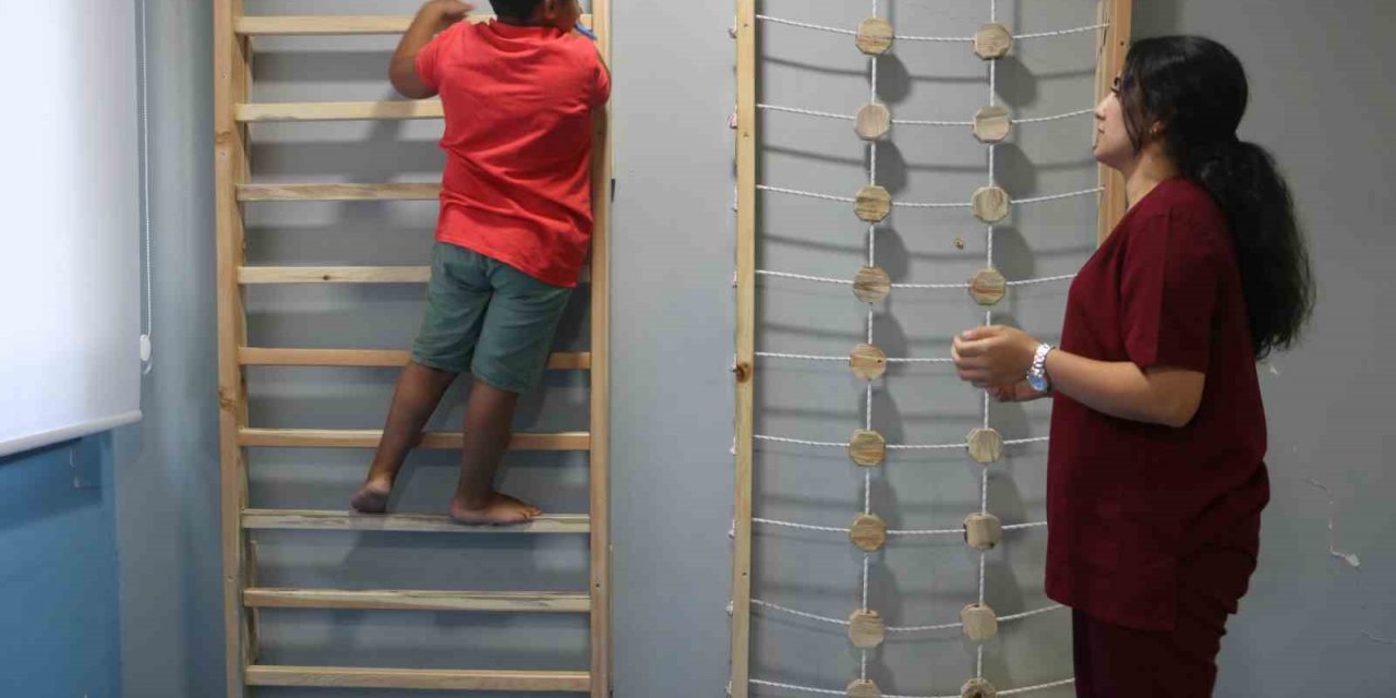 Diyarbakır’da otizmli bireyler sporla eğitim görüyor