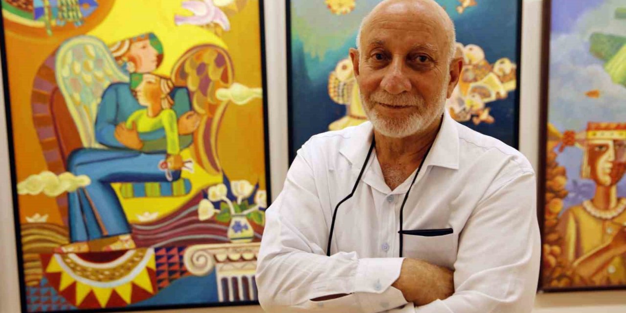 SANKO’da, anneler ve çocuklar temalı resim sergisi açıldı