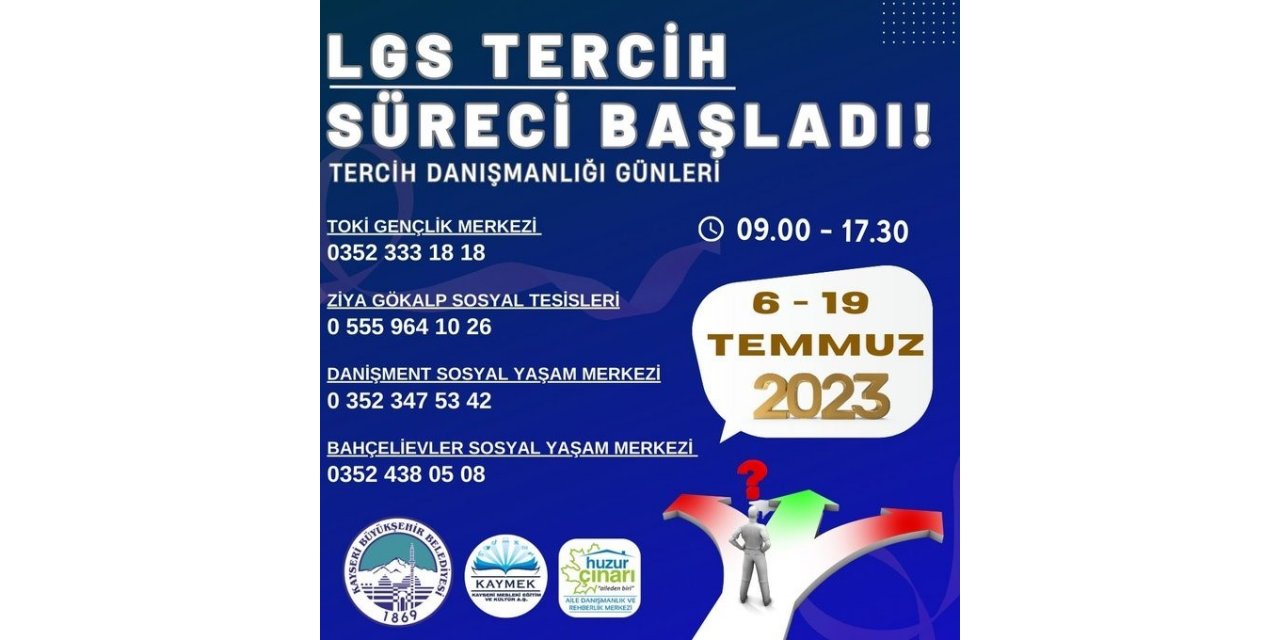 Büyükşehir’den ücretsiz LGS tercih danışmanlığı hizmeti