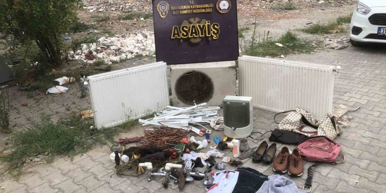 Hatay’da 2  hırsızlık şüphelisi suç üstü yakalandı