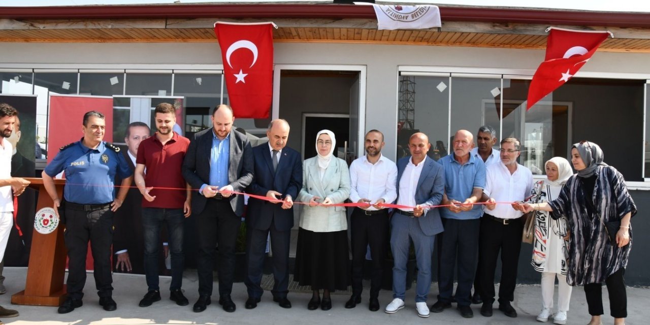 Altınova Belediyesi Fen İşleri Müdürlüğü ek hizmet binası açıldı