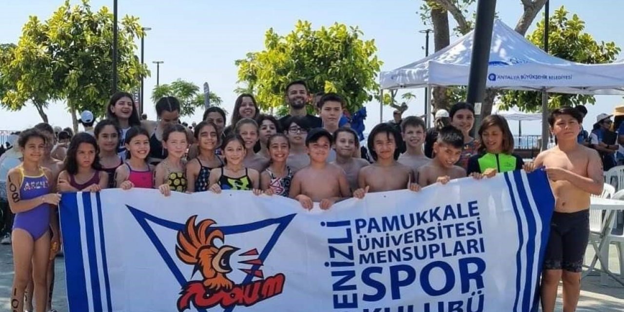 Denizlili sporcular, triatlonda madalyaları topladı