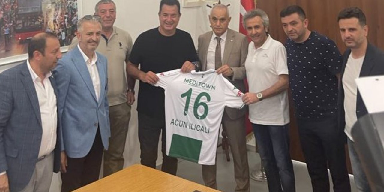 Bursaspor Başkanı Recep Günay ile Acun Ilıcalı bir araya geldi