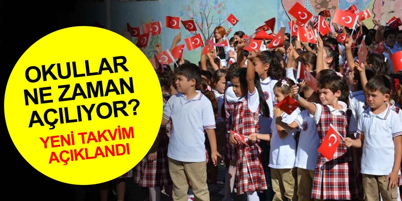 Okullar ne zaman açılıyor? MEB 2023-2024 eğitim-öğretim yılı çalışma takvimini yayımladı