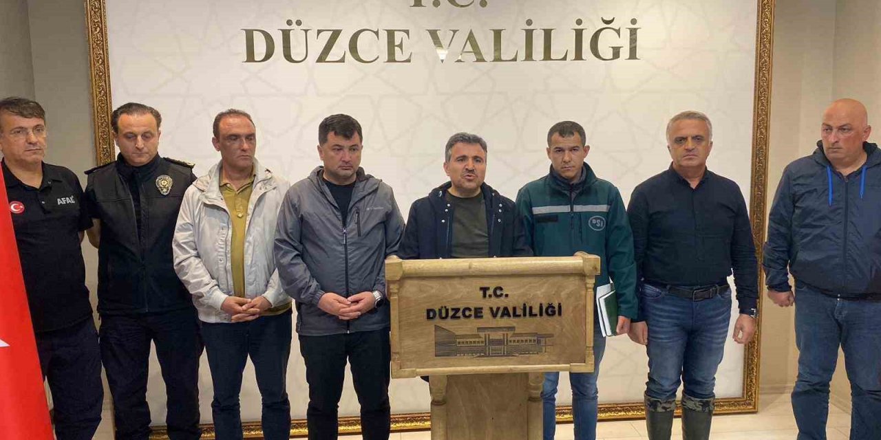 Düzce’de metrekareye rekor yağış düştü