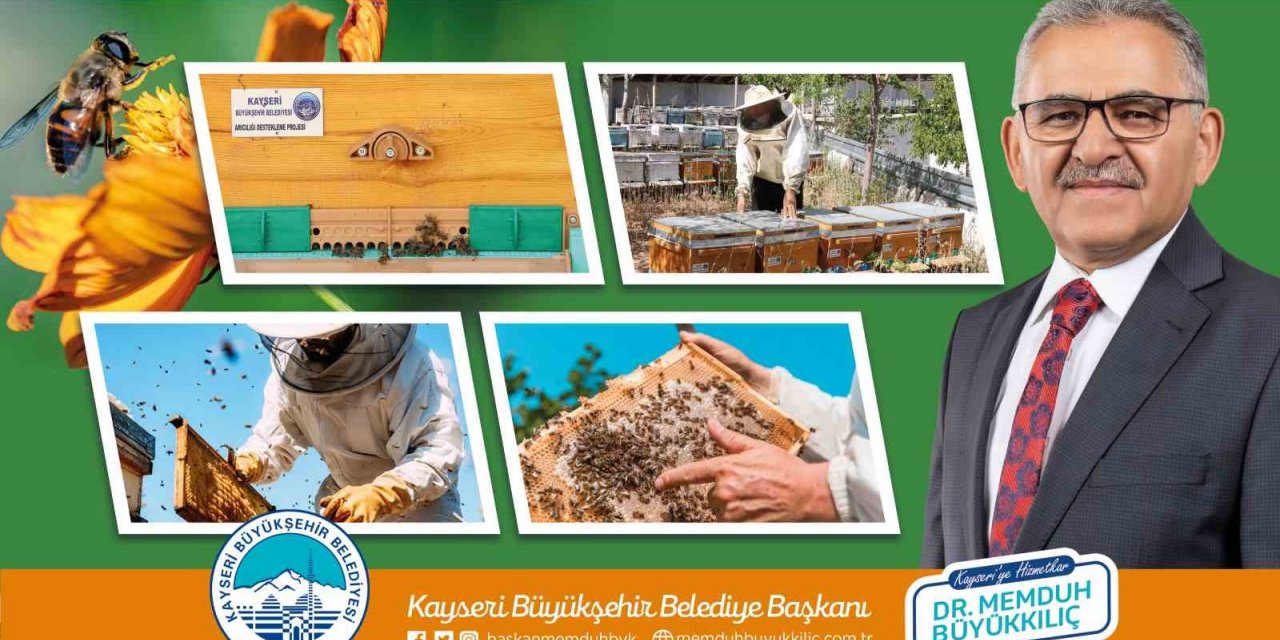 Başkan Büyükkılıç: “800 adet arılı kovan dağıtacağız”