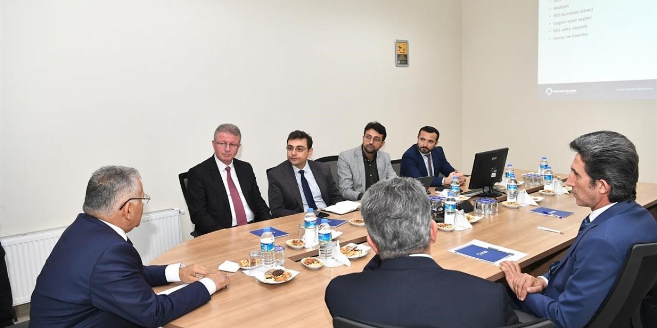 Kayseri Ulaşım A.Ş.’den 22 megavatlık RES projesinde önemli adım