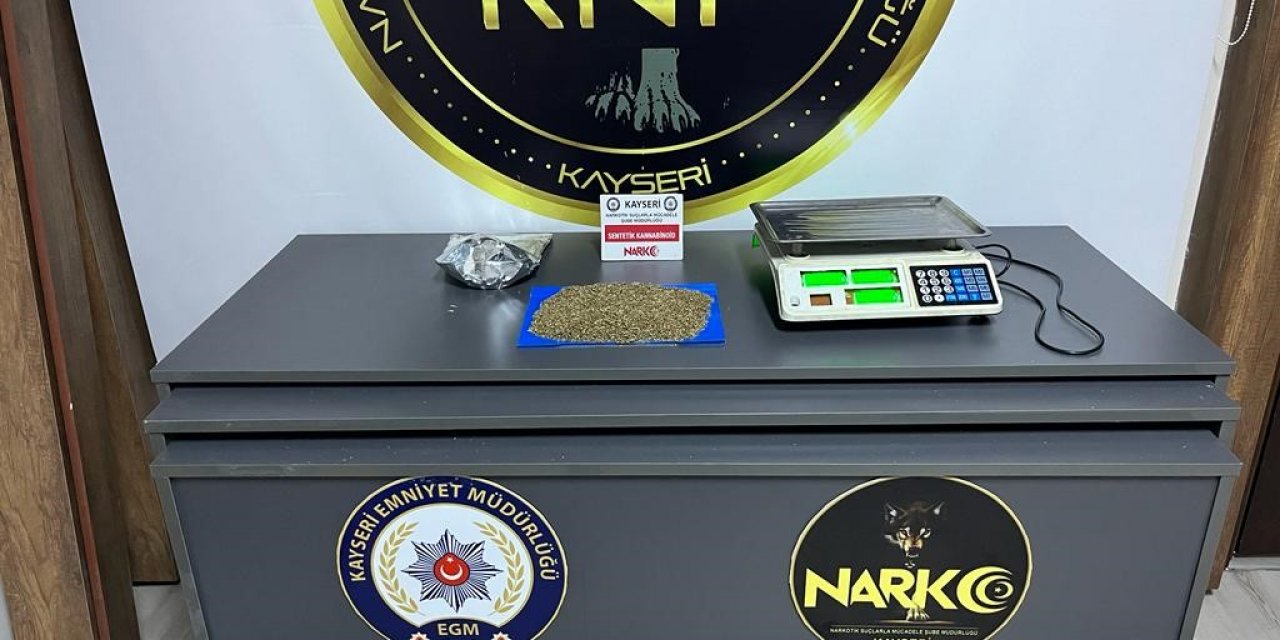 Kayseri’de uyuşturucu operasyonu: 5 gözaltı