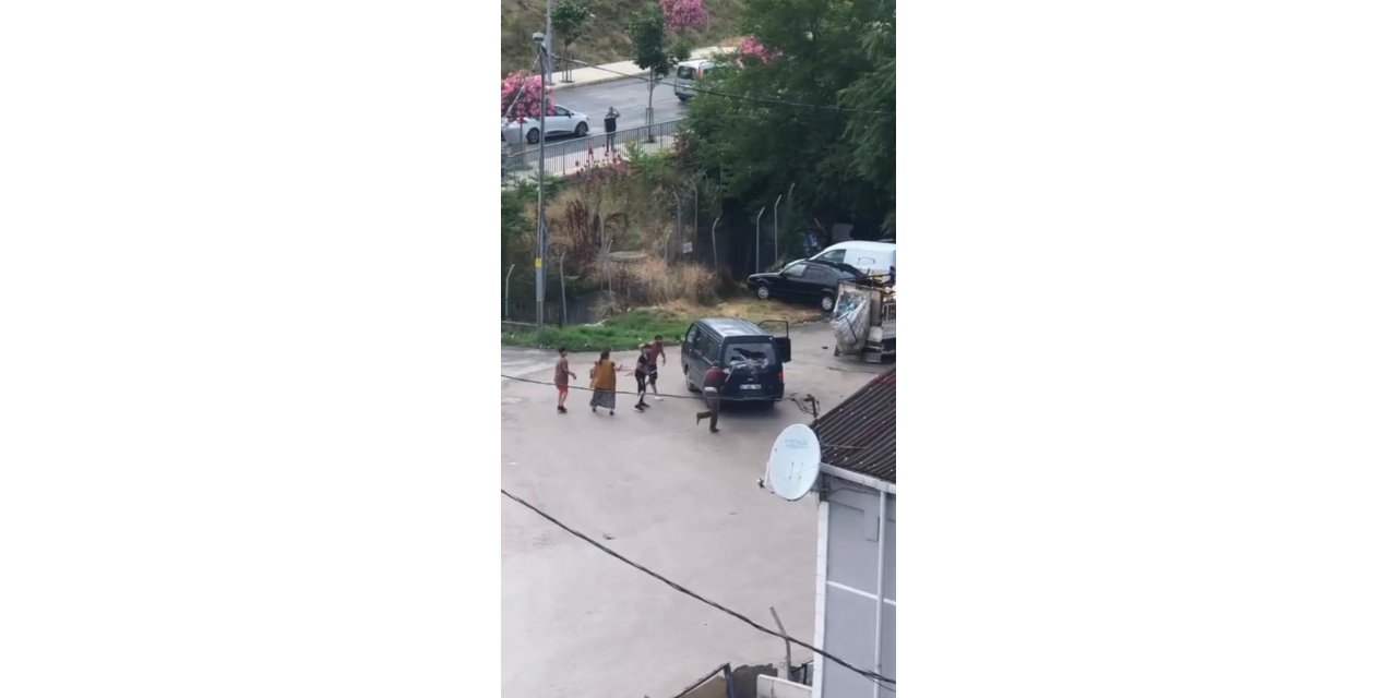 Pendik’te taşlı sopalı kavga