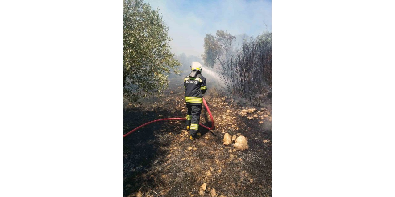 Anız yangınları söndürüldü