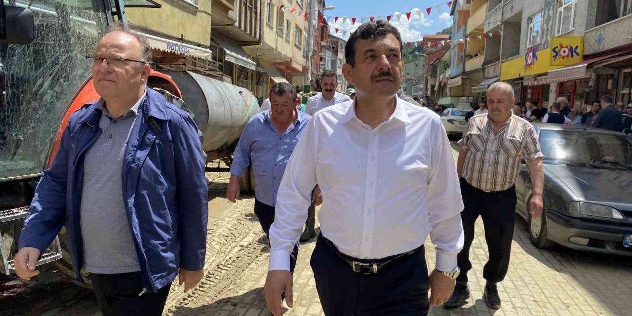 Karapınar beldesinde hasar tespit çalışmaları başladı