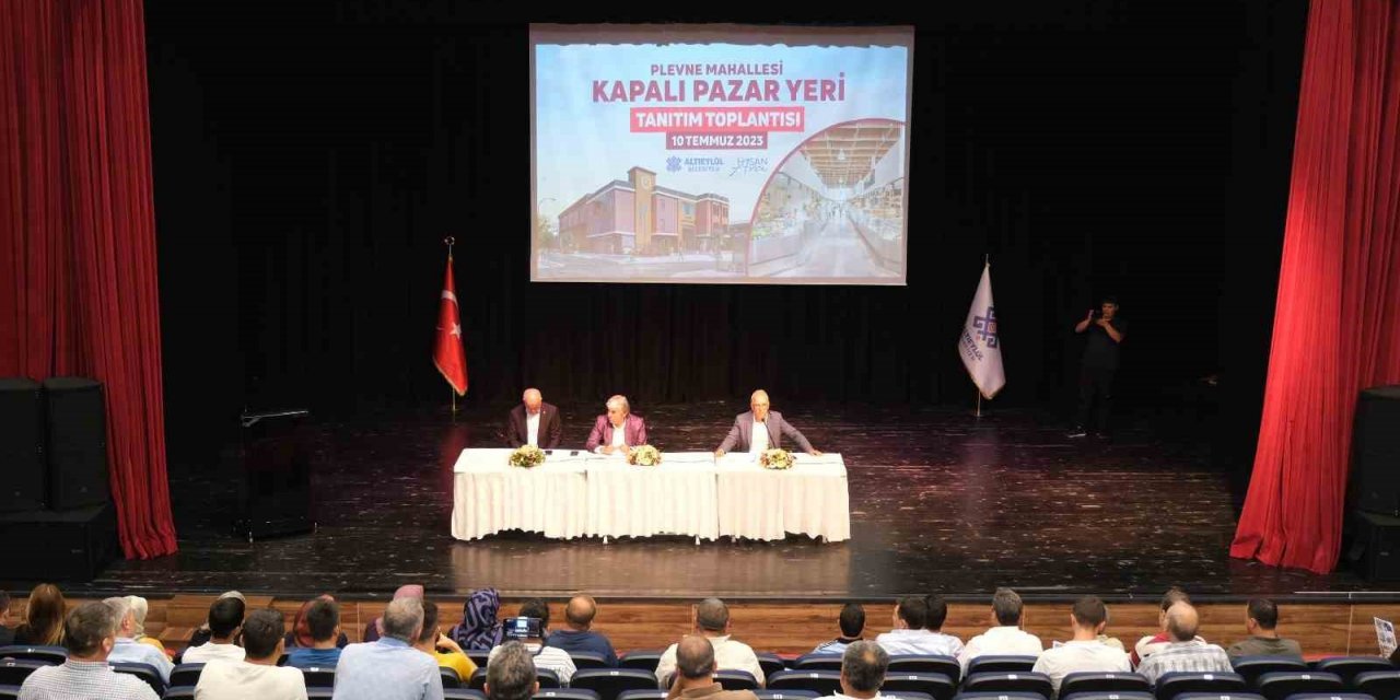 Altıeylül Kapalı pazar yeri tanıtımı gerçekleştirildi