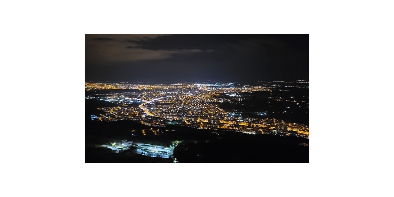 1600 rakımdan Denizli manzarasını