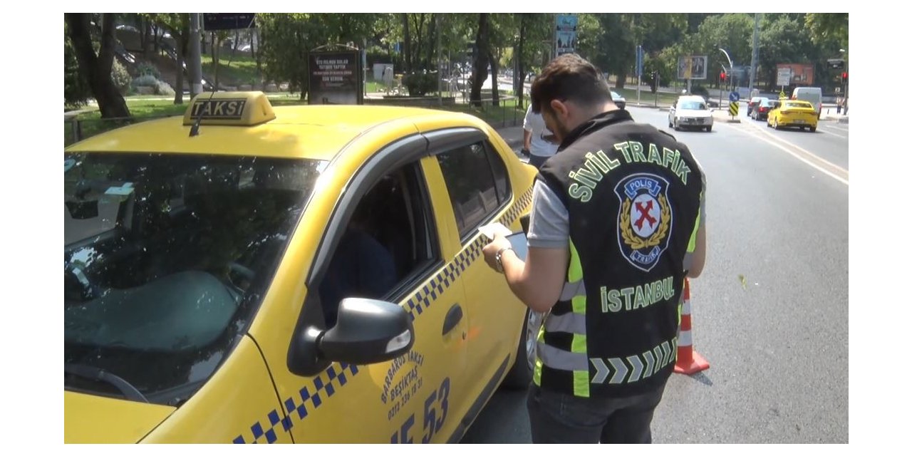 Beşiktaş’ta ticari taksi denetimi