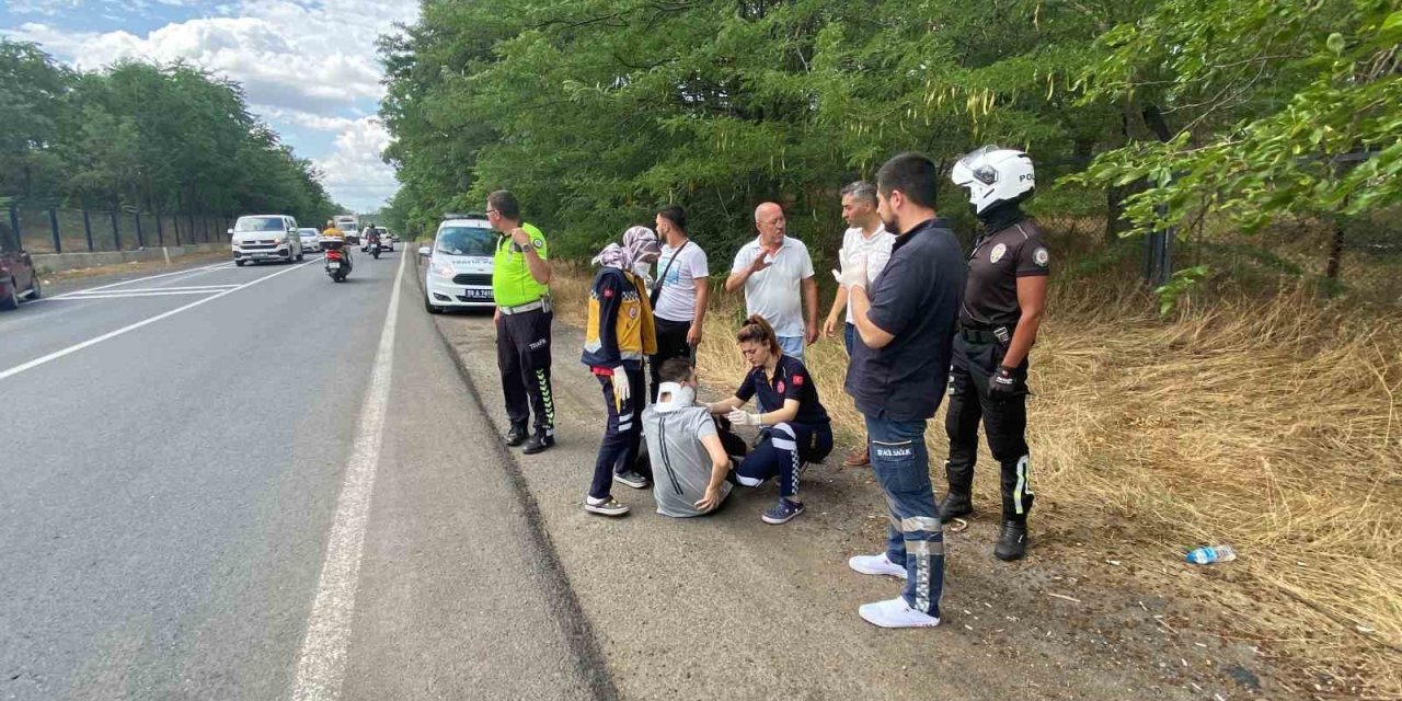 Çorlu’da trafik kazası: 1 yaralı