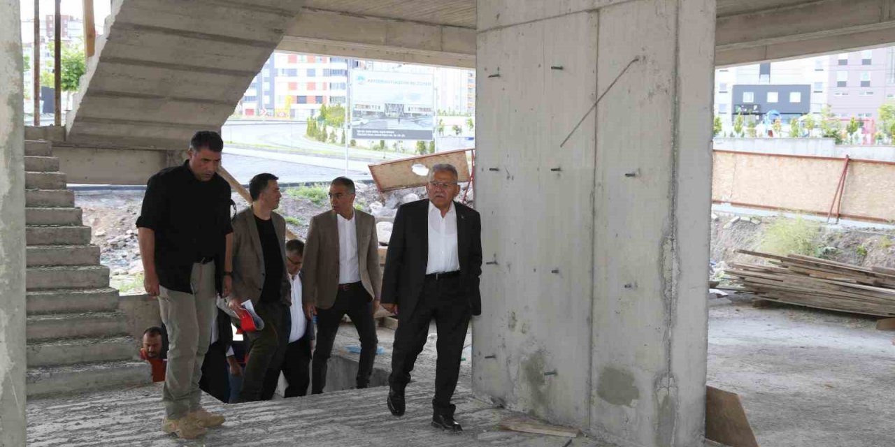 Başkan Büyükkılıç’tan İldem ve Talas Sosyal Yaşam Merkezi Projelerine inceleme