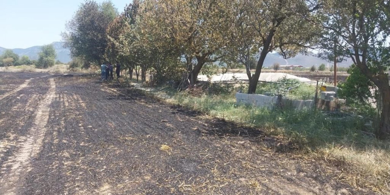 Burdur’da aynı günde ikinci arazi yangını: 8 dönüm arazi yandı