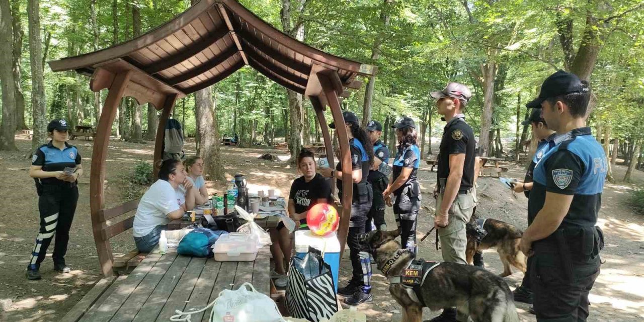 Polis ekipleri orman yangınlarına karşı vatandaşı uyardı