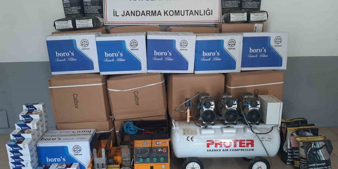 Jandarmadan kaçak tütün operasyonu