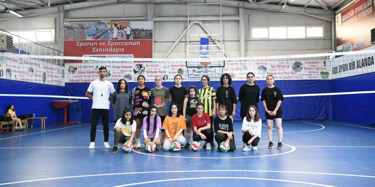 Yaz spor okullarında eğitim başladı