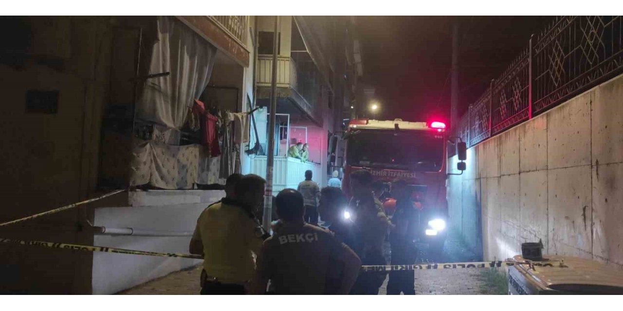 Selçuk’ta bir evde patlama: Panikleyen adam balkondan atladı