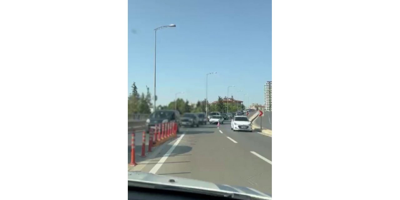 Gaziantep’te şerit ihlali yapan 14 sürücüye ceza