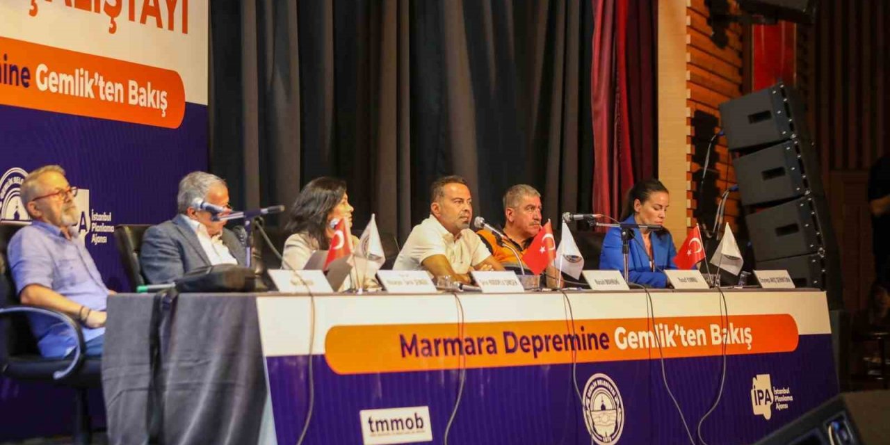 Uzman isimler Gemlik’te afetlere karşı alınacak tedbirleri konuştu