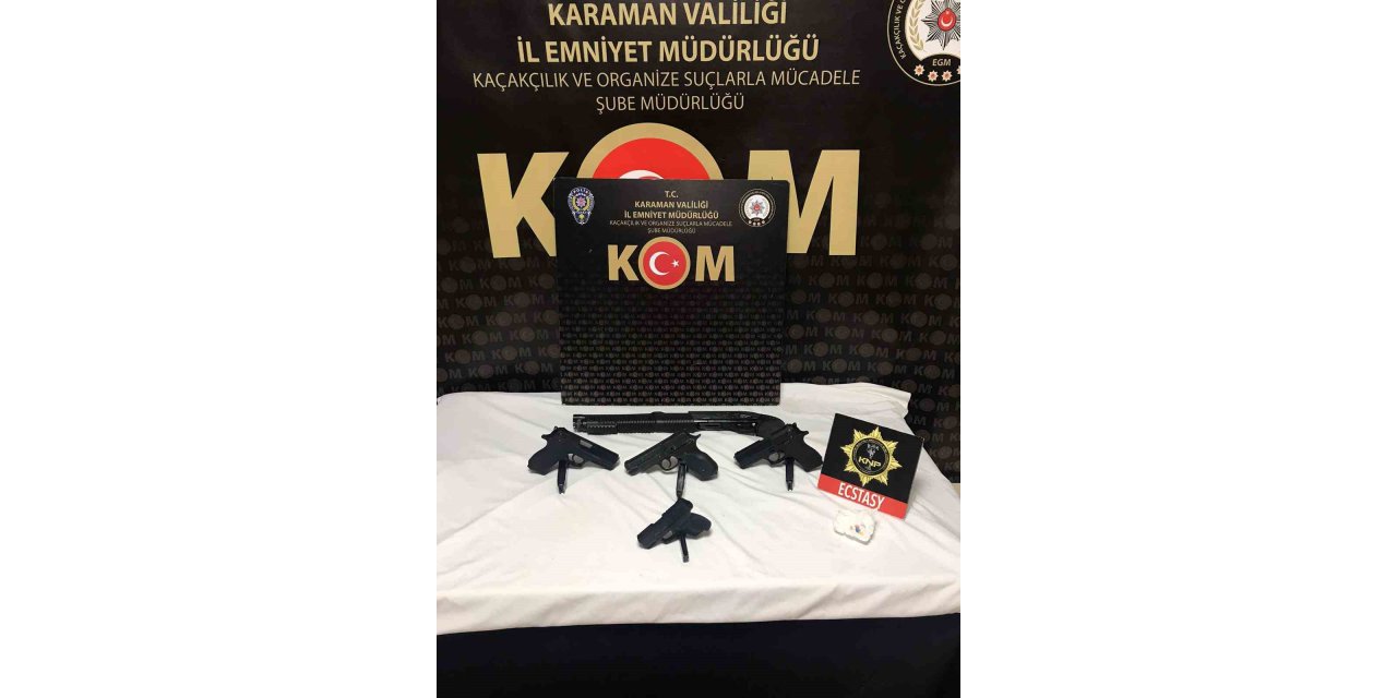 Karaman’da silah ticaretinden gözaltına alınan 1 kişi tutuklandı