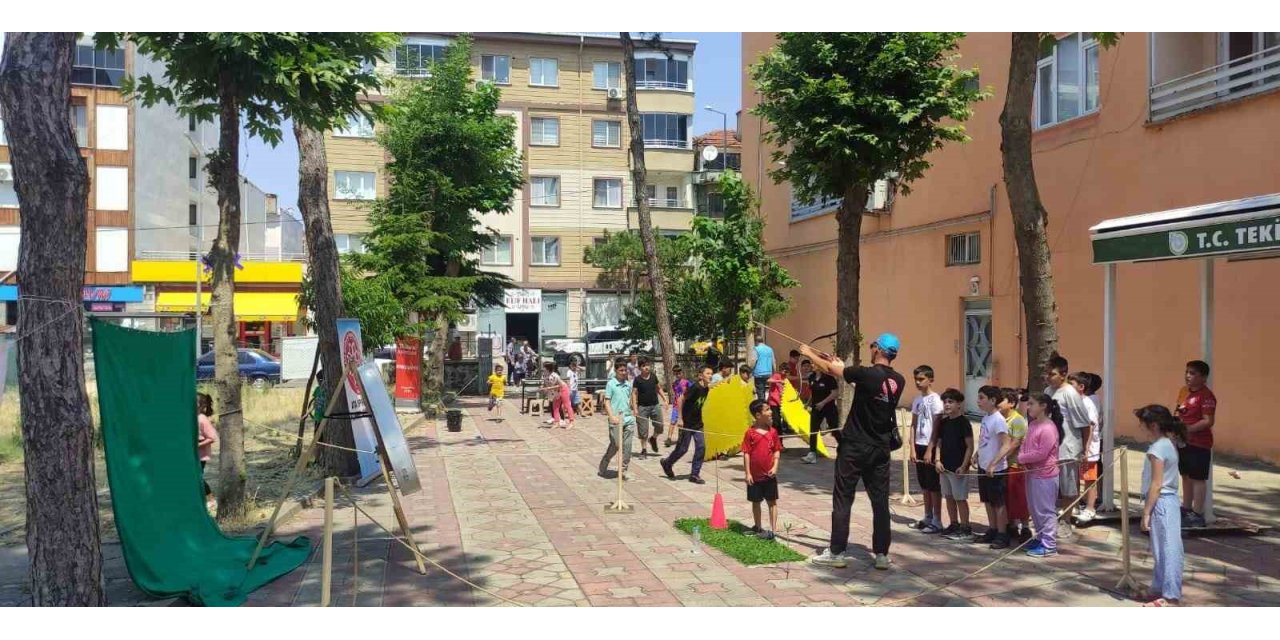 Yaz Kur’an-ı Kerim kursu öğrencileri ata sporları ile eğlendi