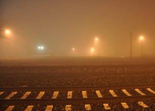 Akşehir ve Halkapınar'da sis