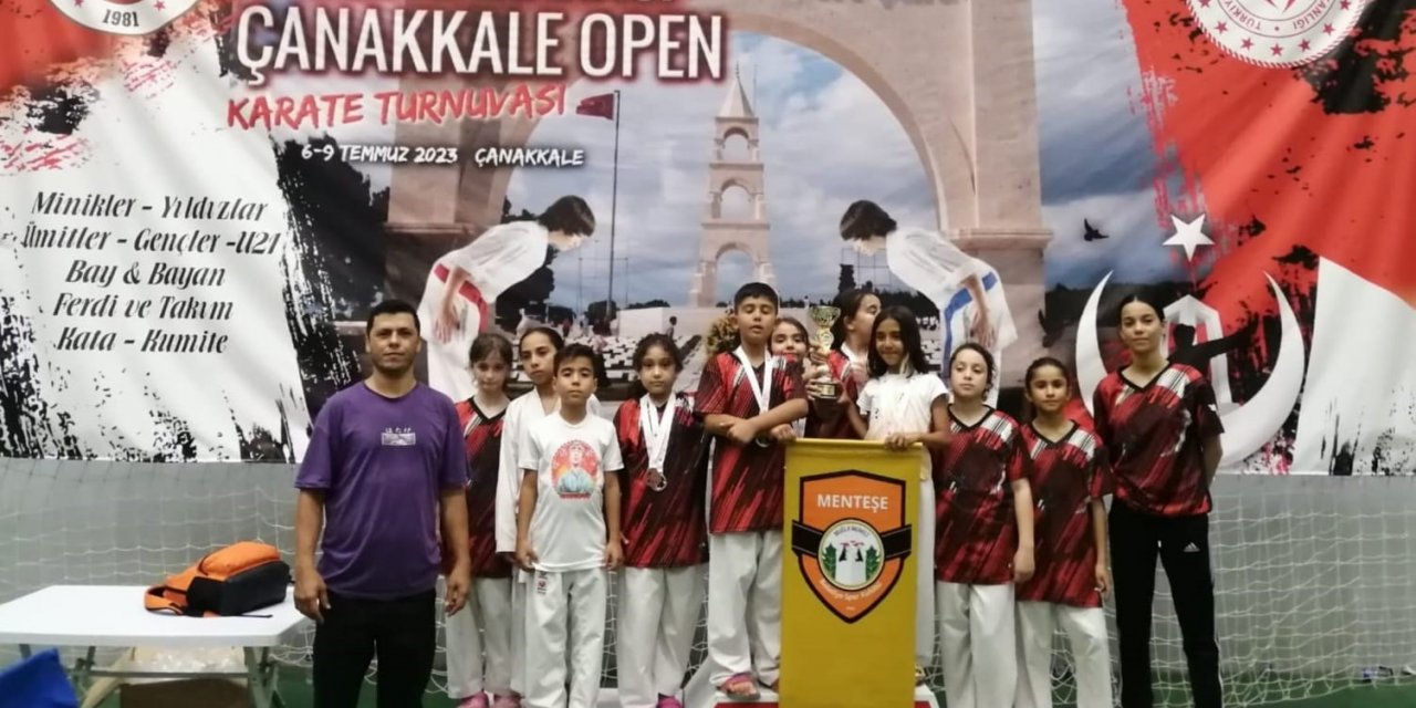 Menteşe Belediyespor Karate takımından 6 madalya